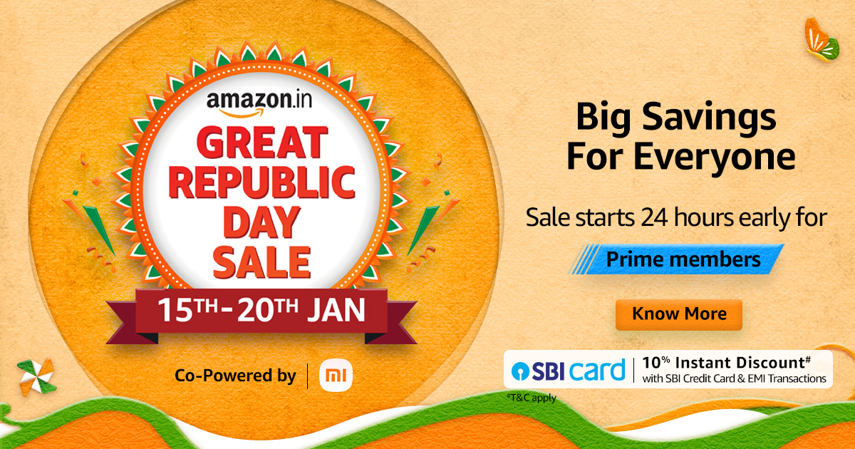 Amazon Great Republic Day Sale Announced Date, Duration, Offers, And